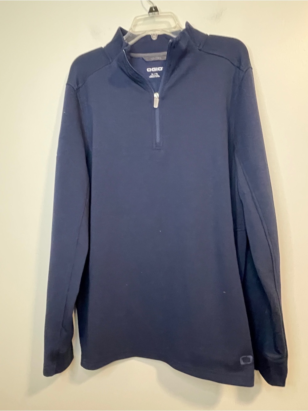 OGIO Transcend Sueded Quarter-Zip Navy XL